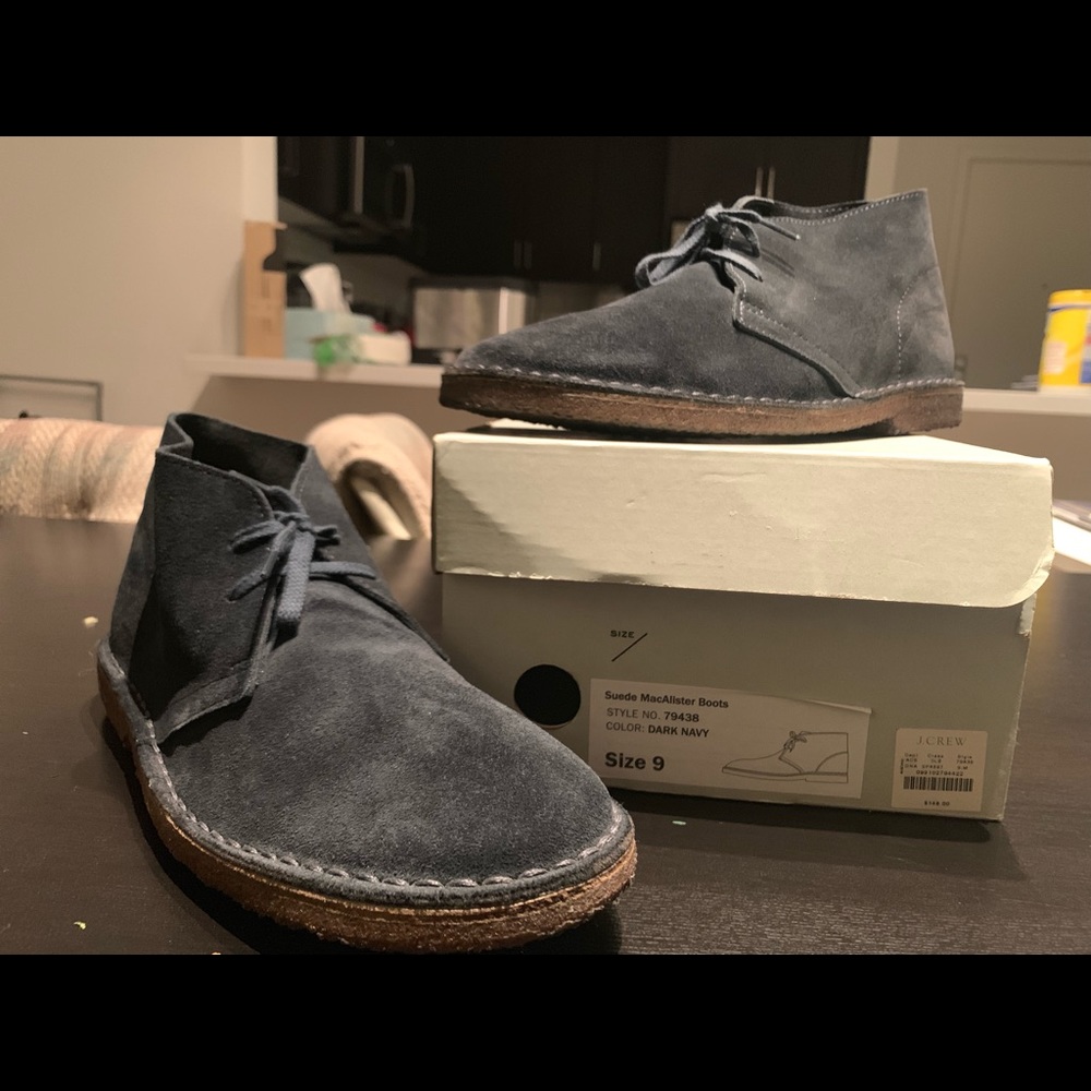 J crew McAllister suede boots sz 9